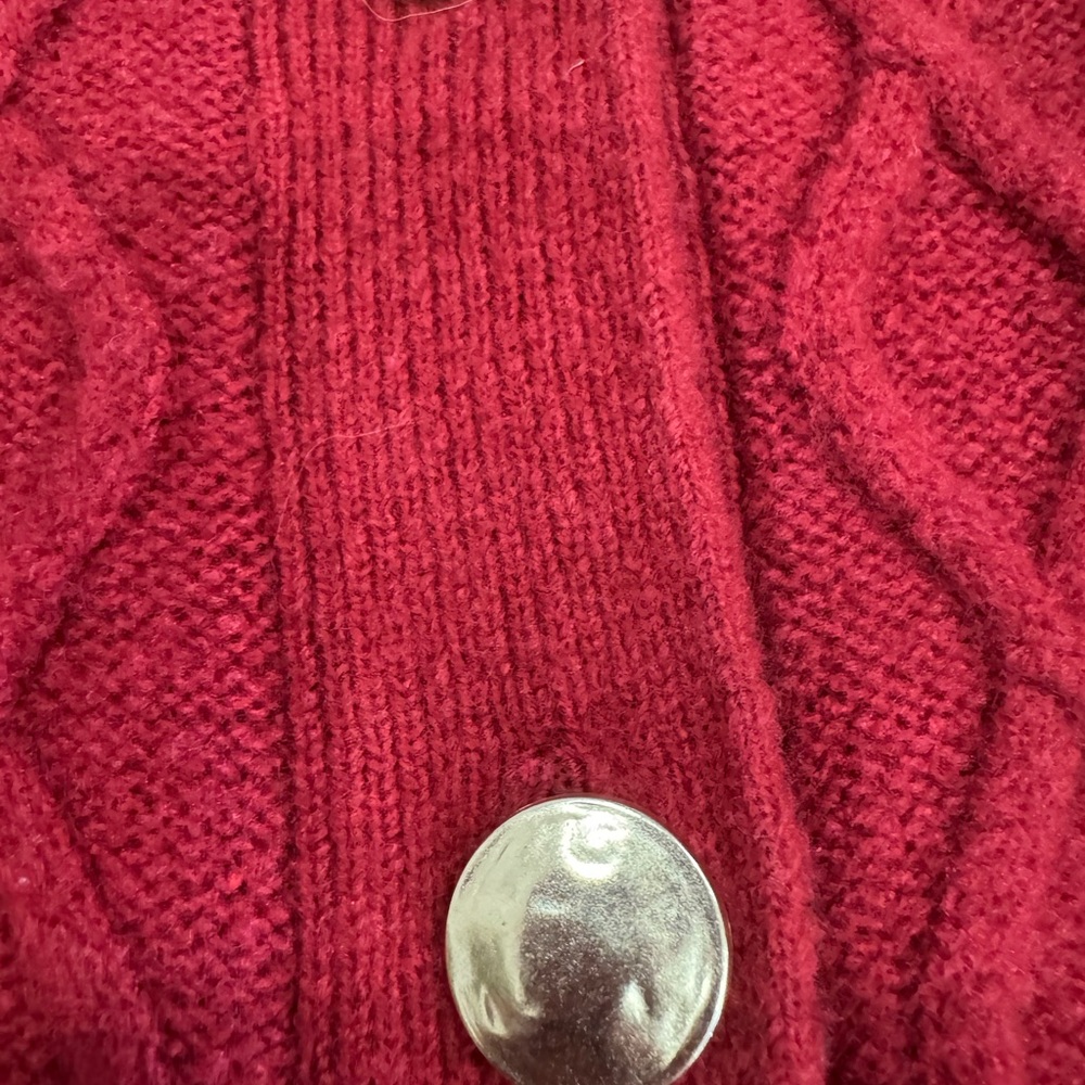 Universal Thread Red Button-Up Cardigan - image 2